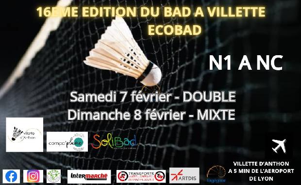 16ème Edition du BAD A VILLETTE